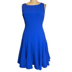 Dana Buchman Royal Blue Midi Dress